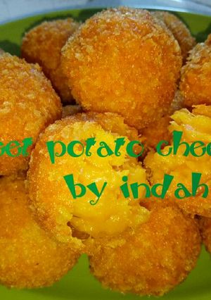 Foto resep Sweet potato cheese ball (bola2 ubi keju)