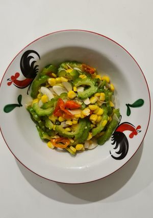 Foto resep Tumis jagung pare