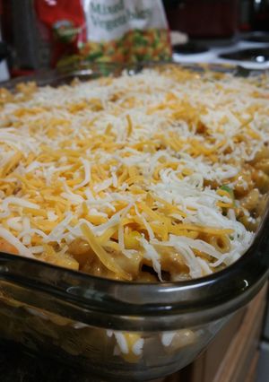 A picture of Easy Taco Pasta Bake.