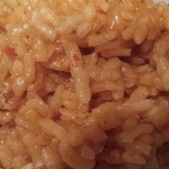 A picture of Chilli and paprika rissoto.