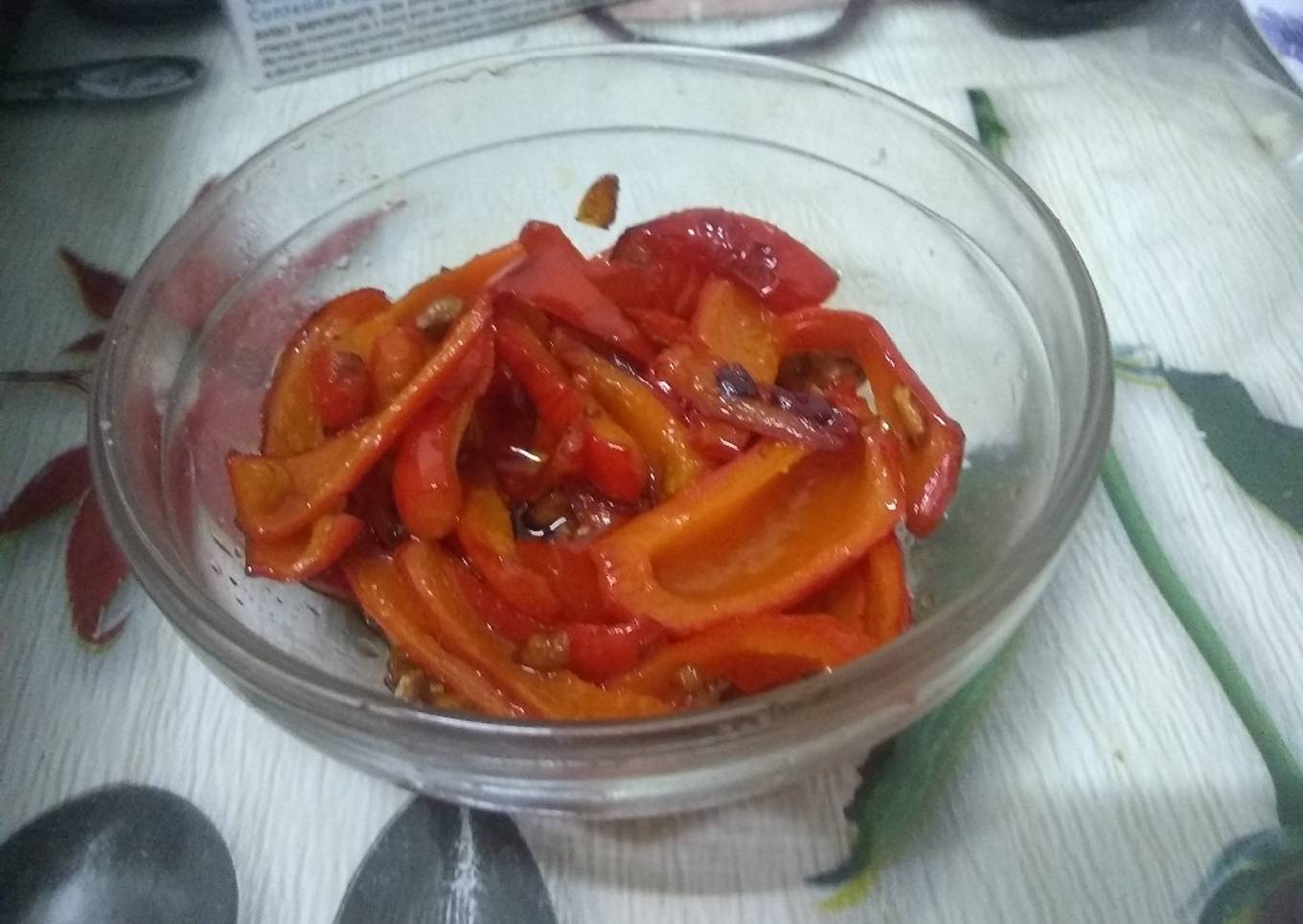 Ensalada de morrón dulce