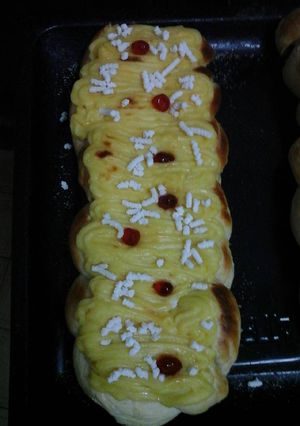 Una foto de Trenza con pastelera de flan