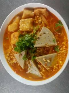Hình của món Bún Riêu Chay.