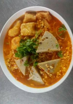 Hình của món Bún Riêu Chay.