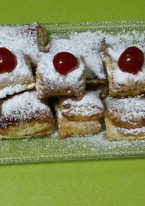 Una foto de Hojaldre relleno de membrillo