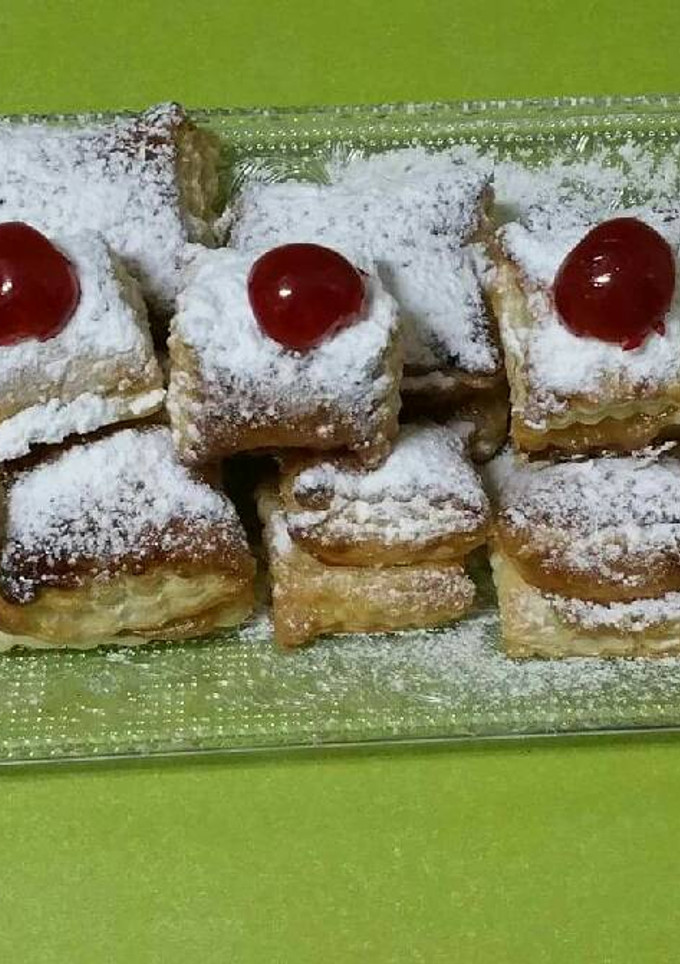 Una foto de Hojaldre relleno de membrillo