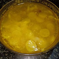 A picture of Urad dal with radish.