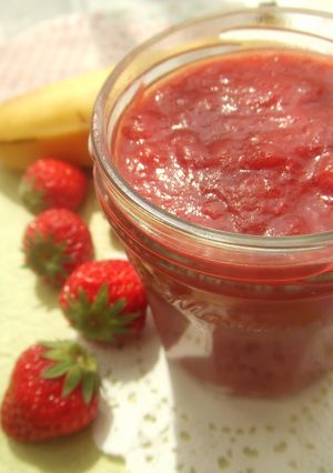 A picture of Strawberry Banana Jam.