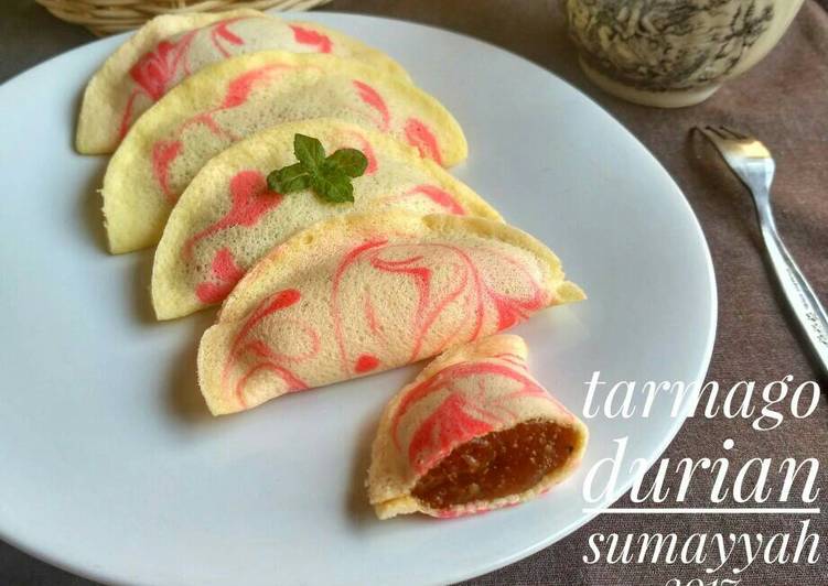 Langkah Mudah untuk Membuat Bolu kukus vla duren/kue batik/tarmago yang Sempurna