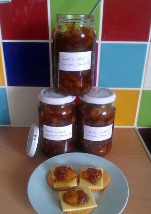 A picture of Vickys White Grape & Apple Chutney, GF DF EF SF NF.