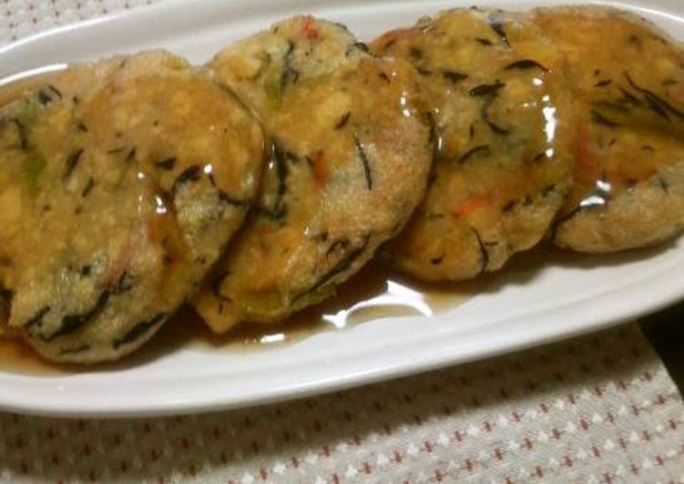 Simple Way to Make Award-winning Cheap and tasty!  Soft Fried Tofu &amp; Veggie Patties