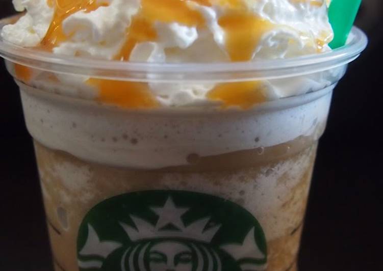 Starbucks Style Caramel Frappuccino Recipe By Cookpad Japan Cookpad