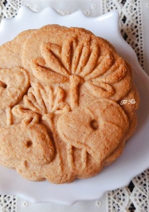 Hình của món Bánh trung thu yến mạch (Moon-Cake Healthy).