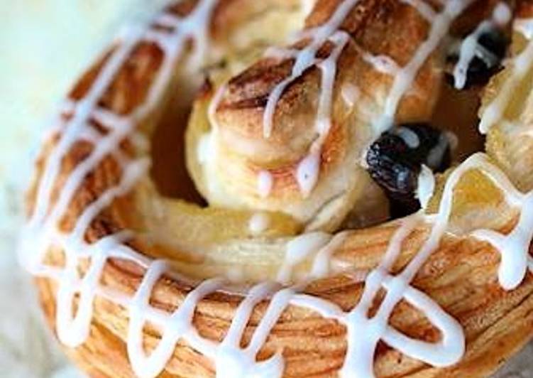 Recipe of Any-night-of-the-week Apple Raisin Danish Pastries