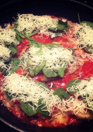 A picture of Skillet Chicken & Spinach Parmesan.