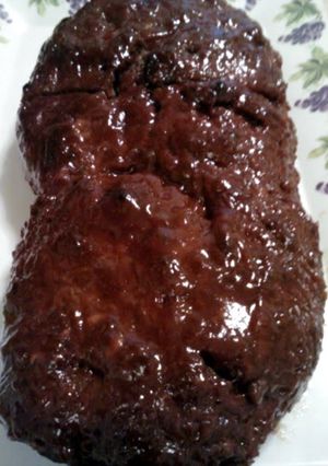 A picture of Never Dry Brown Sugar Meatloaf.