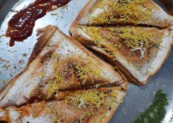 Ultimate, Prepare Mix veg grilled sandwich Very Delicious