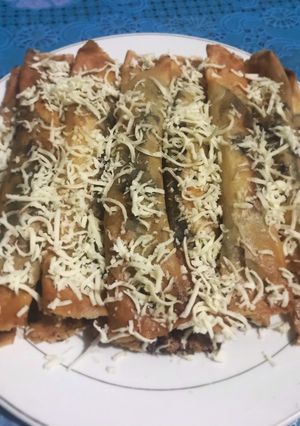 Foto resep Pisang gulung cokelat kulit lumpia (Banana Roll)