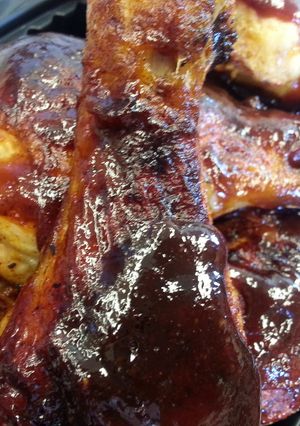 A picture of Easy Coffee BBQ Chicken.