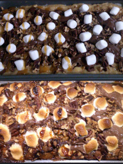 A picture of Rocky Road Nutella Banana Bread.