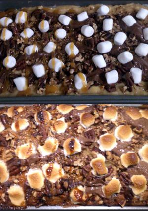 A picture of Rocky Road Nutella Banana Bread.