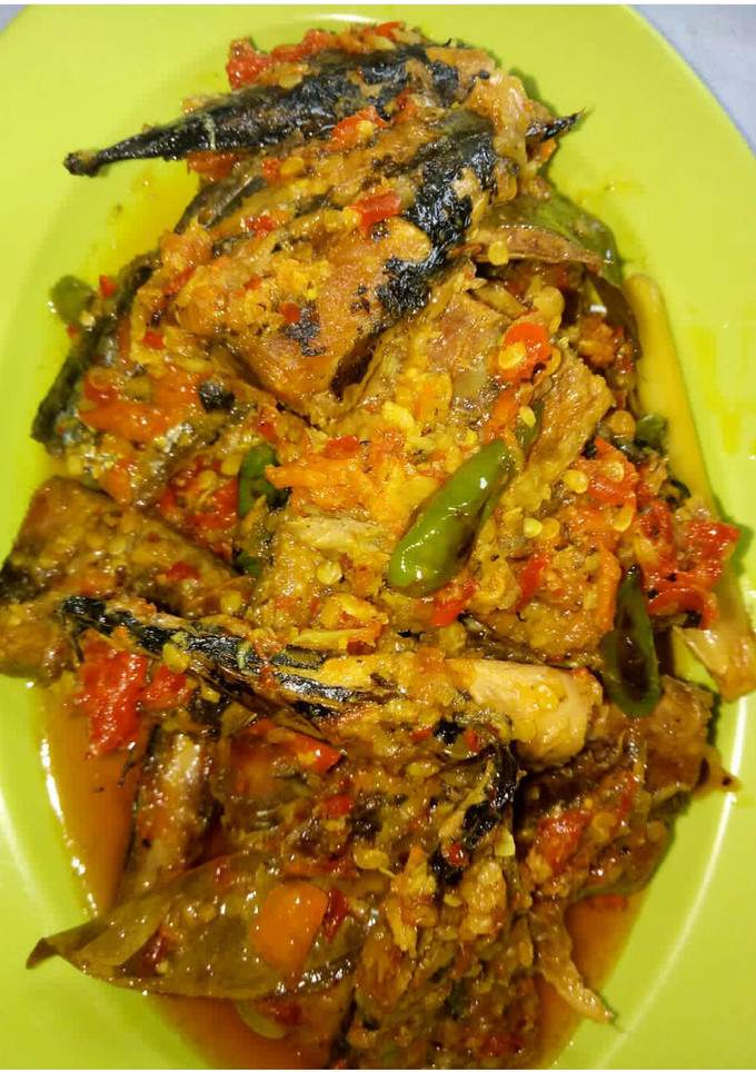 Foto resep Cue tongkol kuning pedas