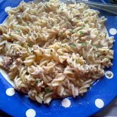 quick easy cheap tuna pasta A picture of quick easy cheap tuna pasta.