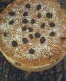 Torta vegan de banana y granola riquísima