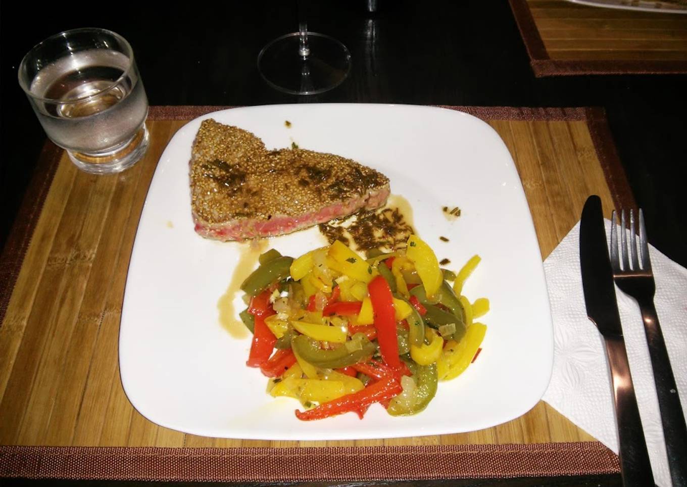 Oriental grilled tuna