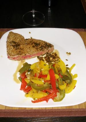 A picture of Oriental Seared Tuna.