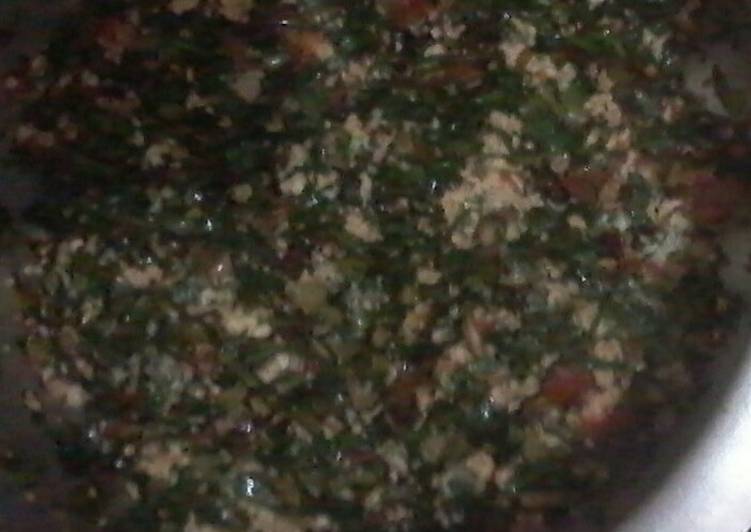 Recipe of Award-winning Sukumawiki mixed with eggs