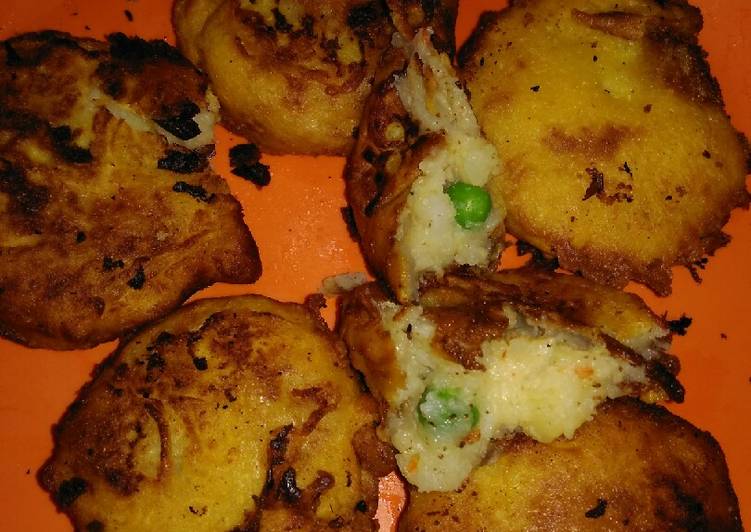 Recipe of Super Quick Homemade Matar ki tikki