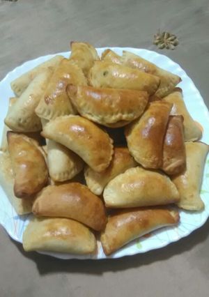 صورة لوصفة فطائر باللبن محشية