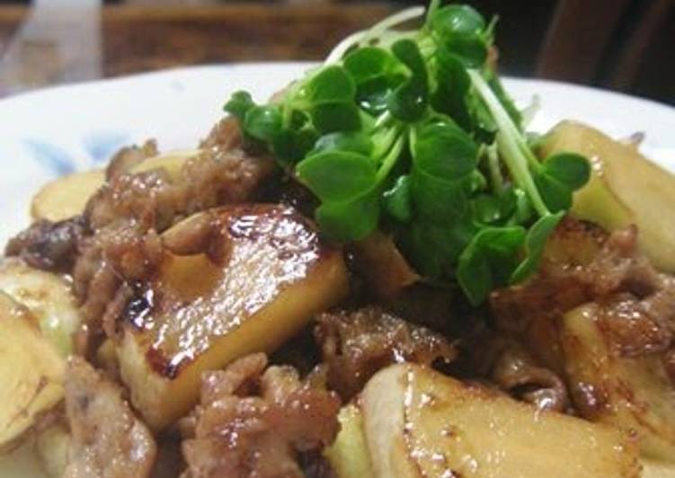 Tender Pork and Turnip Sweet & Salty Stir-fry