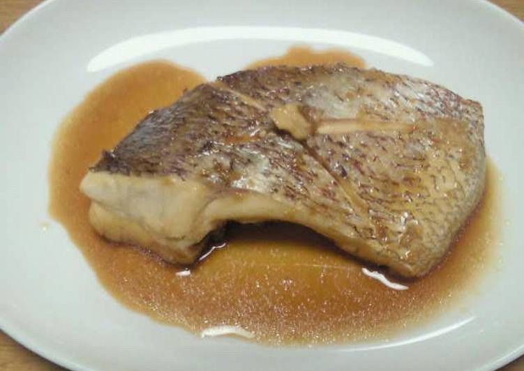 Recipe of Ultimate Simmered Red Sea Bream