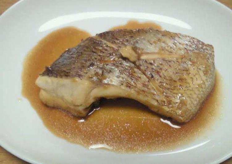 Simple Way to Prepare Super Quick Homemade Simmered Red Sea Bream