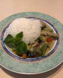 Curry verde con pollo estilo tailandés“KaengKhiaoWaanGai” แกงเขียวหวาน ไก่ Japonés🇹🇭🇺🇾🇯🇵タイ風グリーンカレー