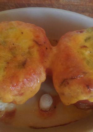 A picture of Mandys breakfast tomatoes.