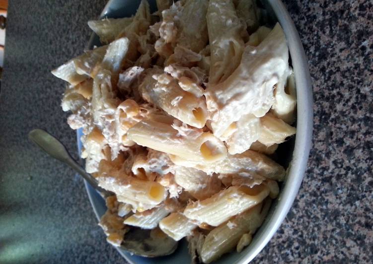 Recipe of Homemade simple cold tuna pasta salad