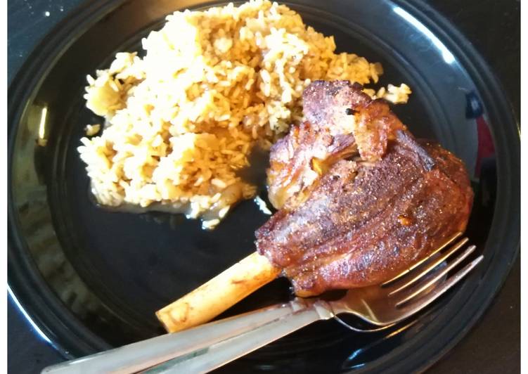 How to Make Super Quick Homemade Lamb Leg and Rice