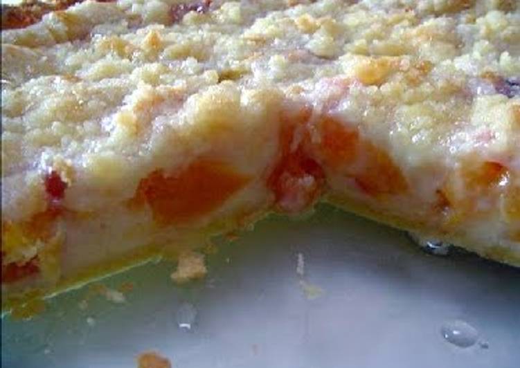 Recipe of Favorite Peaches and Cream Pie Light