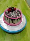 Kue ulang tahun rainbow cake kukus
