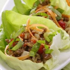 A picture of No Tortilla Tacos.