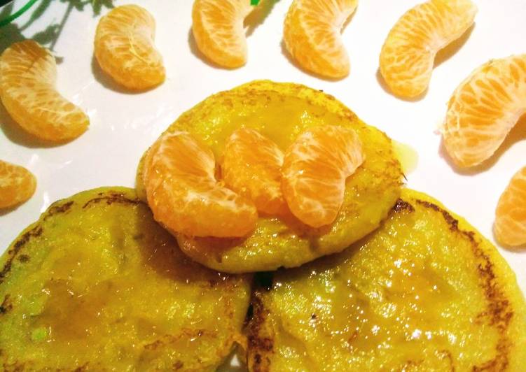 Steps to Prepare Super Quick Homemade Orange pancake