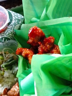 Foto resep Sate ayam goreng saus karamel