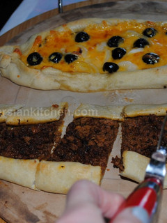عکسی از دستور پیتزا پیده