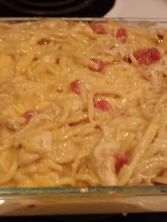 A picture of Chicken Spaghetti.