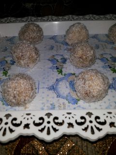 صورة لوصفة كرات جوز الهند