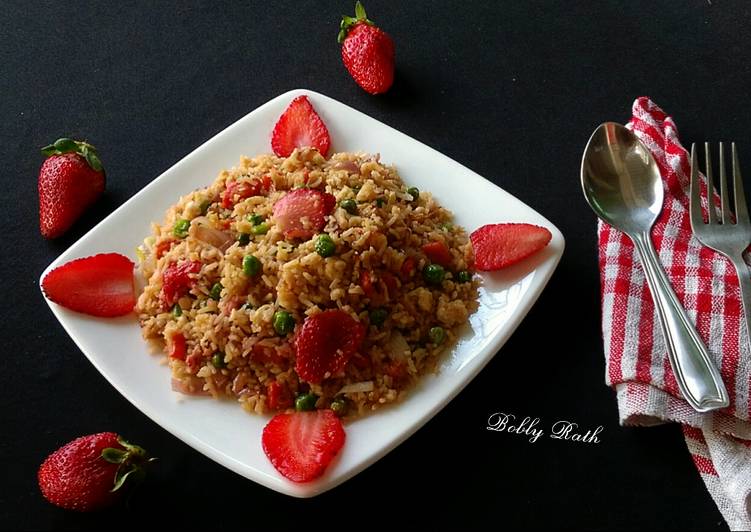 How to Make Perfect Strawberry cottage cheese fried rice
