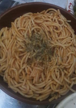 صورة لوصفة معكرونة بلصلصة